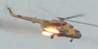 Helicopter seen firing over Taftanaz, north-east of Idlib City, on 3 April 2012(C)private