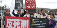 Taiwanese campaigners call for abolition of the death penalty. © Amnesty International