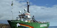 Some 30 Greenpeace activists were detained by Russian security forces who boarded the group's ship, the Arctic Sunrise.(C)SAMUEL ARANDA/AFP/Getty Images