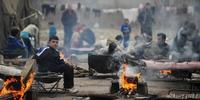 A refugee camp in the town of Harmanli, south-east of the Bulgarian capital Sofia.(C) NIKOLAY DOYCHINOV/AFP/Getty Images