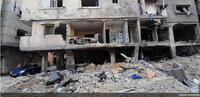 ガザ民間人43人が死亡した空爆　米製爆弾を使用