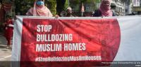 当局はイスラム教徒家屋などの取り壊しの停止を