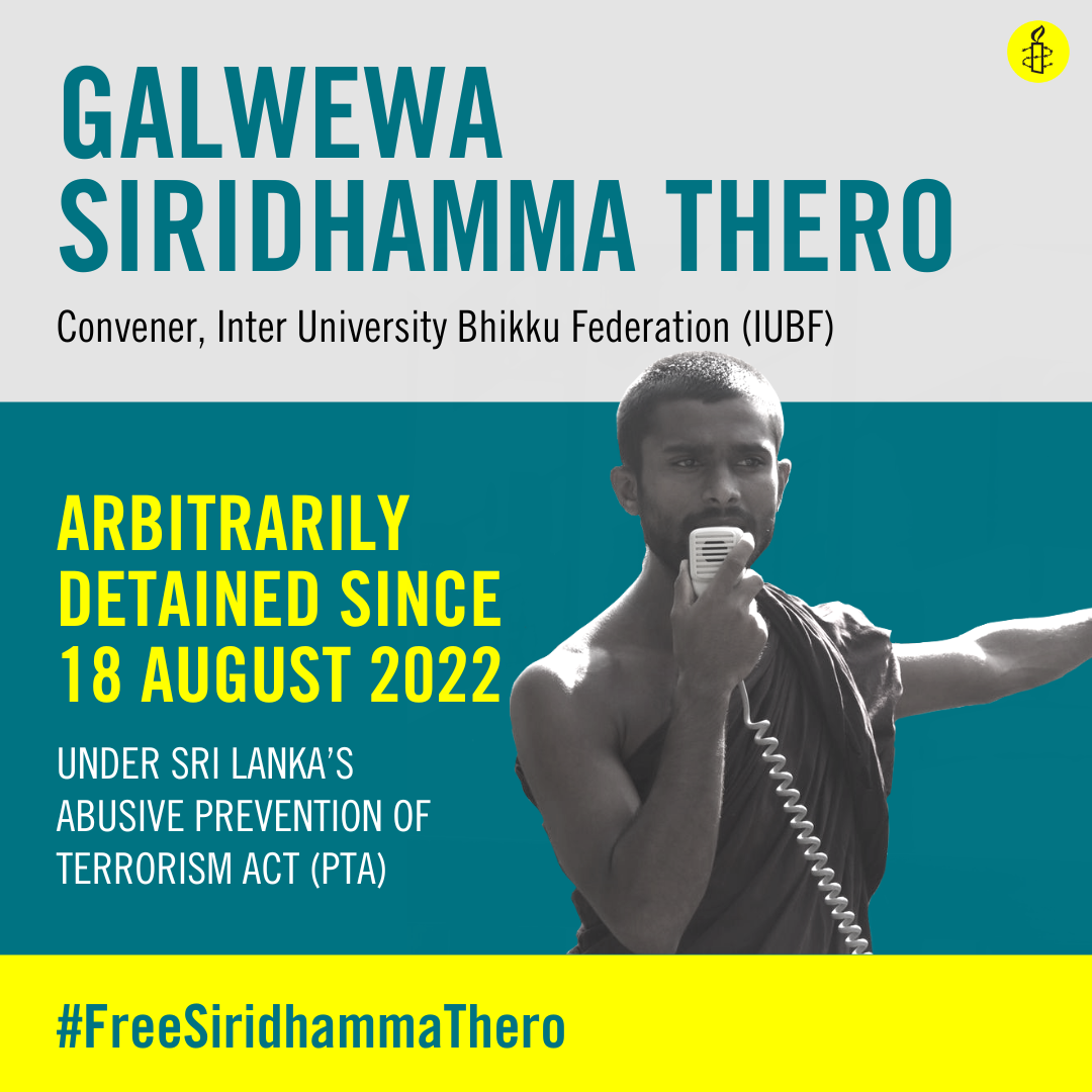 #FreeSiridhammaThero