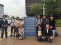 名古屋入国管理局の前にて