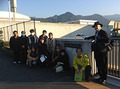 松山刑務所前にて