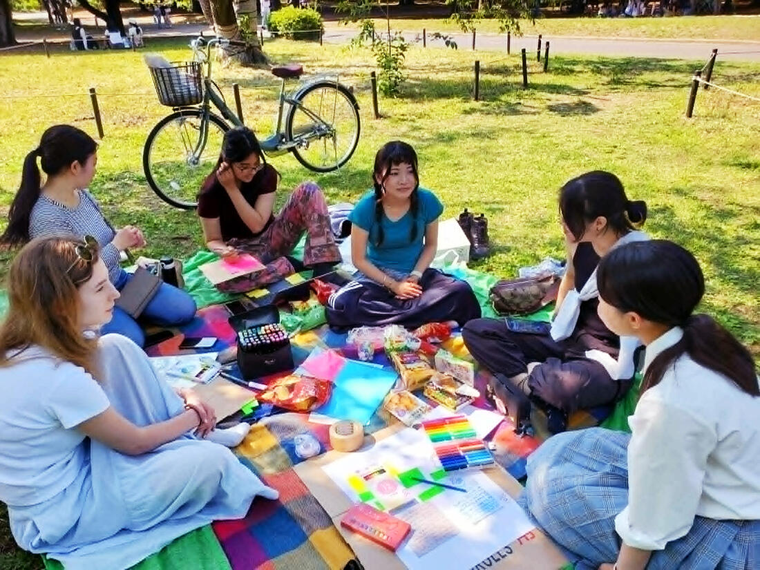 Youth Craft Workshop: Event Report(ユースクラフトワークショップを開催!)ユースネットワーク、AITEN、ユースコレクティブなどのメンバーが東京・代々木公園に集まりました
