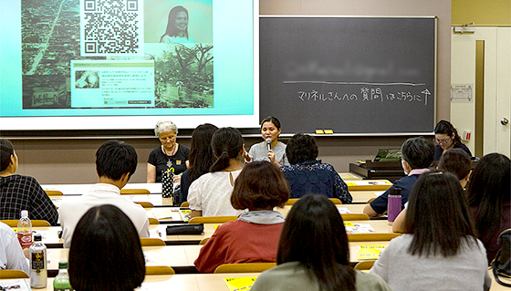 講演会「気候危機から未来を守るのは私たち」の様子