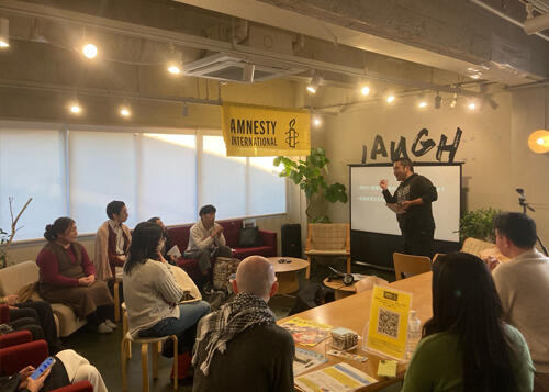 人権デー（12月）の会場の様子