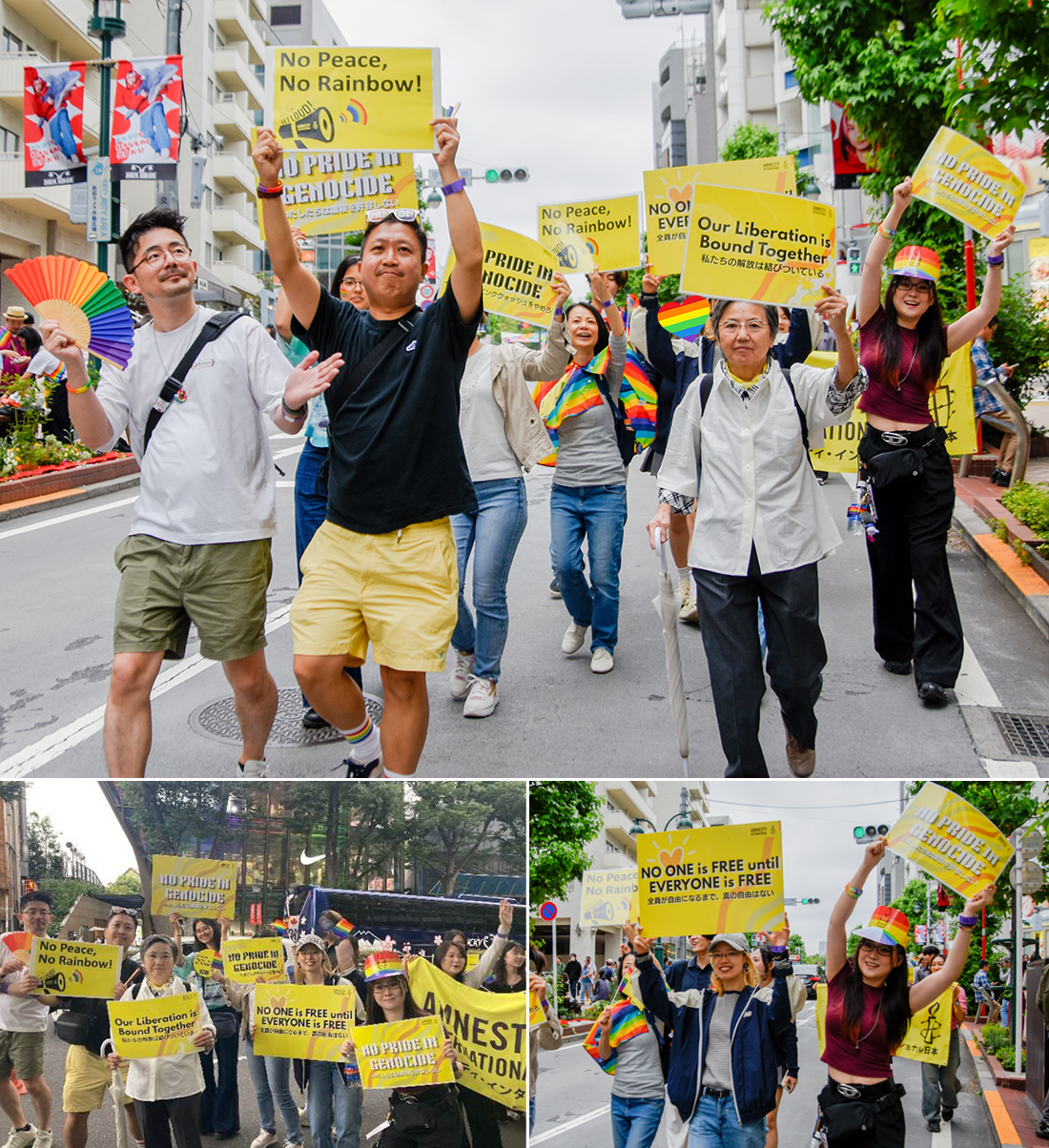 6月7日、代々木公園で開催されたTokyo Pride 2026のパレードにユース・ネットワークとジェンダーチームを含む有志のサポーターが参加