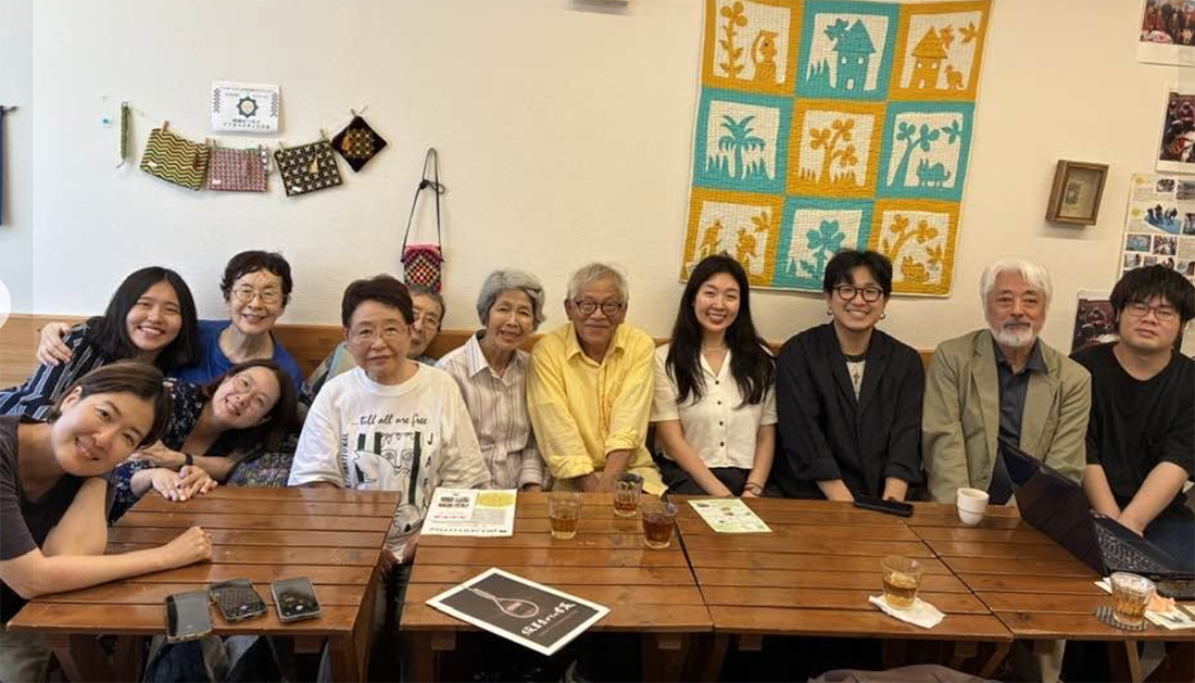 韓国支部職員や撮影隊の6人がアムネスティ日本の関西連絡会を訪問、交流しました