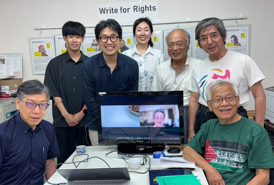 7月11日、大阪事務所で、韓国と日本のそれぞれの活動を紹介しあいました。