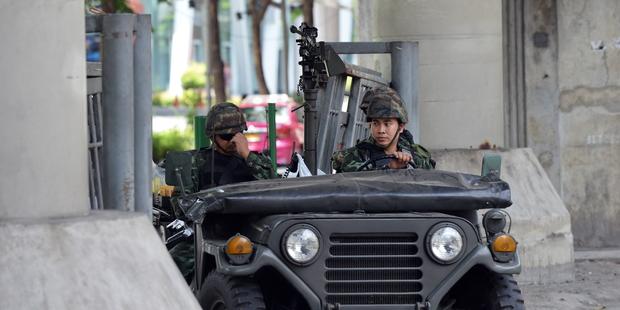 Martial Law, imposed in Thailand today, grants the army sweeping powers. © Rufus Cox/Getty Images.