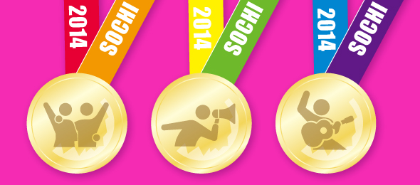 ソチ五輪：めざせ！人権の金メダル