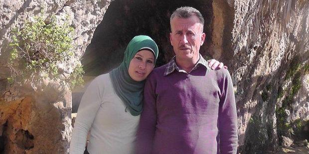 Nariman Tamimi, Bassem's wife said that "the police were brutal" during his arrest (C)private