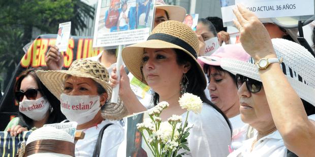 2013年5月10日メキシコシティーの集まりに強制失踪者の母親たちが参加した (C)Amnesty International/Ricardo Ramírez Arriola