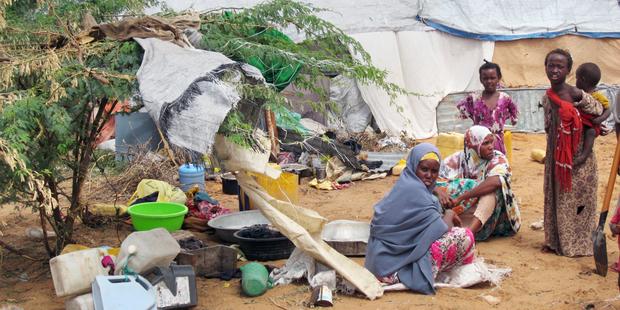 Newly arrived Internally Displaced People in Mogadishu, Somalia.(C)Amnesty International