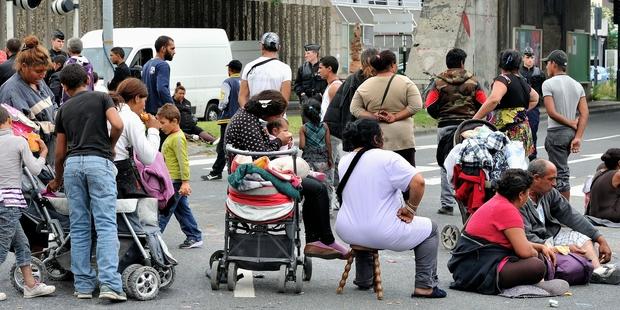 More than 200 Roma living at the Bobigny camp are set to be evicted.(C) Francine Bajande