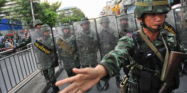 Martial law has been in place in Thailand since 20 May 2014.(C) 2014 Getty Images