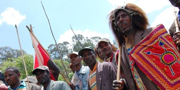 エチオピア最大の民族オロモ族は、国によって過酷な弾圧を受けている。(C)AFP/Getty Images