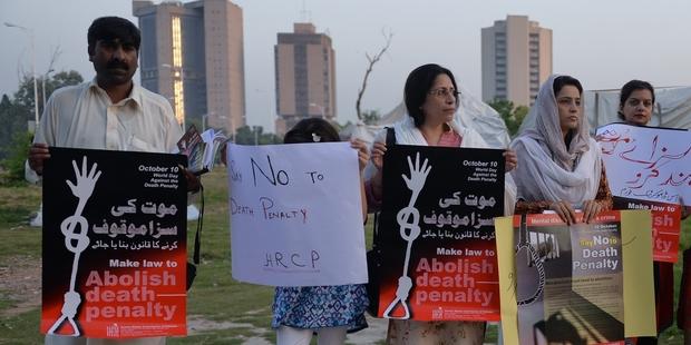 Pakistan abolished its moratorium on the death penalty earlier this week.(C)AAMIR QURESHI/AFP/Getty Images