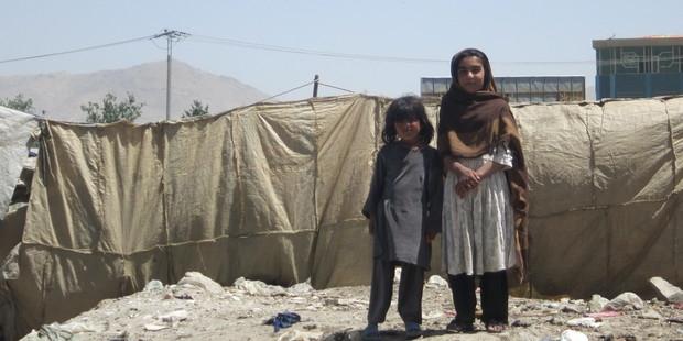 At least 28 children have died in harsh winter conditions in the camps around Kabul.（C）AI 