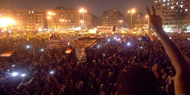 President Morsi's decree overriding judicial authority has sparked widespread protest© Matic Zorman / Demotix