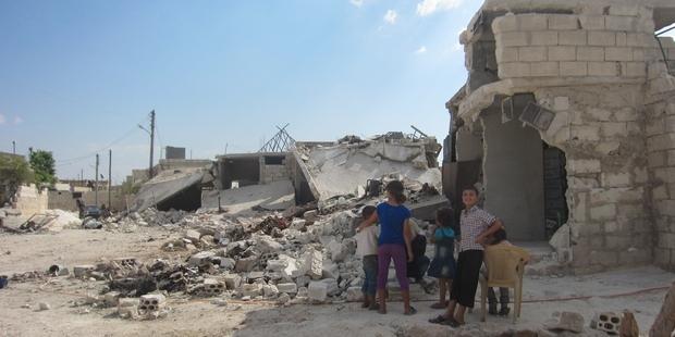 Civilian homes in Killi (Idlib province) destroyed by indiscriminate attacks.