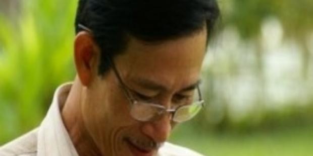 Nguyen Van Hai ("Dieu Cay") and two other Vietnamese bloggers face up to 20 years in jail.© Private 